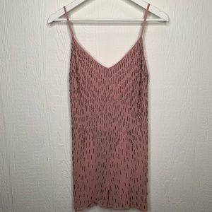 NFC Romper Hand Beaded Pink Size Medium NWT